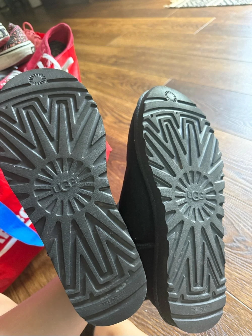 Black ugg boots